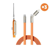 🤍New Ultimate 240W Ultra-Fast Charging Cable with 360° Rotating Stealth Phone Stand