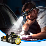 🔥2025 New Arrival🔥 Outdoor Waterproof Rechargeable Headlamp with Headband